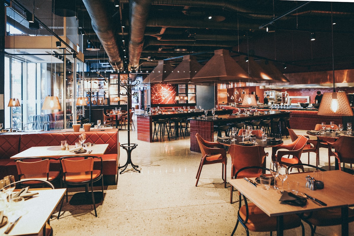 Taras restauracji Marcello Fare z widokiem na Gdańsk